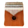 Neuheiten 21 Tasten Kalimba Mahagoni Holz Daumenklavier Mbira Musikinstrument Geschenk mit Stimmhammer Aufklebern Reinigungstuch Partitur 230727