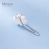 Ear Cuff Modian 100% 925 orecchini in nappa di lusso in argento sterling per le donne orecchini a clip squisiti gioielli in osso per ragazze di moda 230728