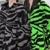 FURE Women FUA FAUX FUR 2023 NOWOŚĆ Zimowa streetwearu Zebra Wzór jagnięcy wełniany gęstwy gęstwy zamek błyskawiczny Zakoatkowane płaszcze kobiety mężczyźni harajuku luźna warstwa hokd230727