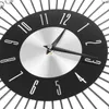 Zegary ścienne Vintage Clock Crystal Diamond Moda Silent Da Parete Design Dekoracja Domowa Wandklok