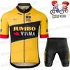 사이클링 저지 세트 점보 visma 키즈 세트 소년 여자 옷 아동 도로 자전거 셔츠 정장 자전거 바지 mtb maillot 230728