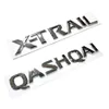 日産X-Trail Qashqai Tailgate文字フォントエンブレムステッカー3D ABSリアトランクネームプレート装飾アクセサリー242T