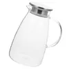 Dinnerware Sets Iced Tea Pitcher Beverage Serveware Clear Teapot Coffee Spout Refrigerator