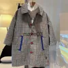 Jacken Baby Junge Mädchen Lange Plaid Jacke Säugling Kleinkind Kind Graben Reversible Windjacke Mantel Frühling Herbst Baby Kleidung 112Y J230728