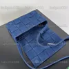 10A Mirror Quality Designers Brick Cassette Hobo Bags Piccole borse Luxurys da 23 cm Borsa da donna in denim blu Borsa a tracolla da donna con pochette con scatola