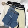 Damenjeans, koreanische Mode, hohe Taille, gerade Taschenjeans, Boyfriend-Jeans, ultradünne, lockere Denim-Hosen für Damen, lässige sechsfarbige Harlan-Hosen Z230728