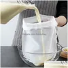 Outras ferramentas de cozinha Saco de leite de nozes de 120 mícrons Rede de filtro de malha reutilizável Leites de café Chá Suco de frutas Vinho Cepa Entrega em gota Home Garde Otrom