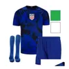 ヨガの衣装Pisic McKennie Soccer Jersey Ertz Altidore Press Wood Morgan Lloyd 22 23アメリカフットボールシャツアメリカ