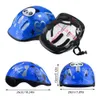 Cykelhjälmar 1pc 3 färger Kids Sports Panda Mönster Huvud Skatesop Skate Board Girls Boys Protective Gear Childrens Safety Helmet 230728