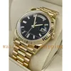 NF Factory Mens Watch Super V5 Quality 41mm 2813 Movement Diamond Dial 18k Yellow Gold Watches Mechanical Automatic President Men&2529