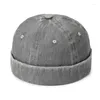 Ball Caps Brimless Männer Hut Skullies Cap Beanie Sailor Hüte Für Frauen Baumwolle Atmungsaktiv Retro Einstellbar Hip Hop
