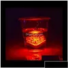 Украшение вечеринки Aoto Colors Mini Romantic Luminous Artificial Ice Cube Flash Led Light Wedding Hust Drop Home Garden Fes DH6TM