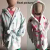 Pajamas Children Bath Robes Flannel Winter Kids Sleepwear Robe Infant Pijamas Nightgown For Boys Girls 102 Years Baby Clothes 230728