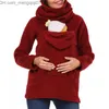 Maternity Dresses Autumn Winter Kangaroo Coat Pregnant Women's Wear Plus Size Pregnant Women's Sweater Pregnant Women's Wear 0-12 Months Z230731