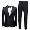 Ternos Masculinos Blazers 2023 Outono Nuevo Para Hombre Traje De 2 Peças Conjunto Slim Diseo Blazer Chaqueta Pantalones Esmoquin Otoo 230728