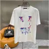 Herr t-shirts 2023Designer tshirt Summer Mens Designer T Shirt Casual Man Womens Tees with Letters Print Short Hidees Top Sell Lux OT2V6