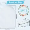 Other Event Party Supplies 25Pcs Acrylic Sign Clear Arch Sign with Stand DIY Blank Guest Name Tag Place Card Party Ornaments Numbers Plate Wedding Decor 230728