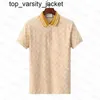 New 23ss Mens Unique designer Polo Camicie per uomo Italia Ricamo Giarrettiera Serpenti Piccola stampa Marchi Abbigliamento Cottom Abbigliamento uomo T-shirt polo