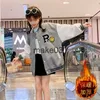 Jackor 2023 Girls Baseball Jackets för 514 år gamla tonårskläder för tonårsflickor Sport Ytterkläder Coat Spring Fashion Jacket J230728