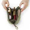 Borse per cosmetici Custodie Borsa da donna Tinta unita Stile coreano Custodia per trucco Borsa da toilette impermeabile Custodia per organizer Drop 230727