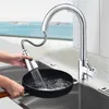 Rubinetti Cucina Rubinetto Lavello Estraibile Monoforo Miscelatore Multifunzione E Freddo Per Acqua Pura Midnight Acciaio Inossidabile