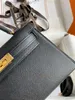 Schwarze Tragetasche, Umhängetasche, Top-Channel-Grifftaschen, Designer-Tasche, Krokodilleder-Tragetaschen, goldene Schnalle, Einkaufsbrieftasche, Luxus-Damenhandtasche