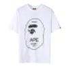 A Bathing Ape Shirt Summer New Men Women Casual Letter Printed Round Neck Bathing Ape T-shirts