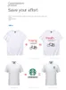 Camisetas masculinas T-shirt Manga curta Camisa publicitária Algodão Roupas de trabalho Usar logotipo impresso