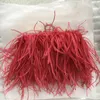 Evening Bags Red Feather Bag Women's Chain Shoulder Small Party Dinner Clutch Purse Designer Handbag FTB311