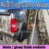 1 52x20m Matte Realtree Camo Envoltório de vinil para envoltório de carro Styling Folha de filme com liberação de ar Mossy carvalho real Tree Leaf Camuflagem Sticke246e