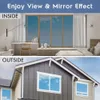 Raamstickers Een Manier Spiegel Film Stained Vinyl Glas Zelfklevende Zilver Warmte Isolatie Solar Tint Privacy voor Thuis 230727