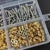 Tool Parts Brass Insert Nut and Screw Set M2 M2.5 M3 M4 M5 M6 Knurled Heat Thread Copper Nuts 304 Stainless Steel Bolt Assortment Kit 230727