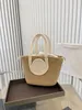 Designer Totes Paglia intrecciata in rafia Donna 2023 Estate New Luxury Tote Bag Borsa Esigners Borse a tracolla Borse da spiaggia YSLsities di alta qualità