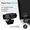 Webcam Webcam Videocamera Web completa 1080P con microfono Webcam per computer PC Laptop Video con copertura per la privacy