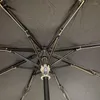 傘マニュアルサンブレラストロングスタンドフローラルUV保護rainsun plegableブラックコーティングガーディナチュバス