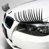 Bilklistermärken Ett par coola modeögonfransar PVC Logo Sticker Lashes Decal Auto Exterior Accessories269Z