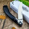 Coltello tascabile pieghevole Vityaz russo Manico in legno nero Campeggio Escursionismo all'aperto Difesa tattica Coltelli EDC