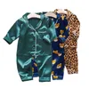 Zestawy odzieży Dzieci Zestaw piżamowy garnitur dla dzieci ubrania dla dzieci chłopcy dziewczęta jedwabne satynowe topy