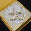 Boucles d'oreilles créoles en laiton serti de diamants lettre boucles d'oreilles designer pour femmes mode magnifique marque de luxe célébrité même style nouvelle boucle d'oreille top bijoux avec boîte et timbre-7