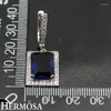 Dangle Earrings Grace Gift Royal BlueTopaz Hermosa Drop Earring 34mm Pretty Women Jewelry