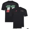 Мужские футболки 2023 F1 Redbls Racing Tshirt Forma 1 водитель летний мужчина модный контраст цвет