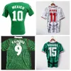 Retro classic Mexico soccer jerseys 1970 1986 1994 1995 1996 1997 1998 1999 2006 2010 BORGETTI HERNANDEZ CAMPOS BLANCO H.SANCHEZ R.MarquezCamisola desportiva