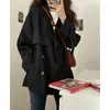 Trenchs pour femmes Sandro Rivers Super Nice Jacket With Upscale Feel For Women 2023 Early Spring Clothes Style anti-âge de manteau court