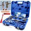 Igeelee Universal 2 in 1 Hydraulic Tube Expander and Flaring Tool Kit for 3 16 1 4 5 16 3 8 1 2 5 8 3 4 7 8インチソフト