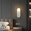 Wandlamp Net Rood Nachtkastje Slaapkamer Woonkamer Achtergrond Alle Koper Licht Luxe Marmer Creatief Gangpad