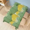 Bordduk Ginkgo Plant Printed Rectangular Tracloth Party Dining Plant Table Cover Mat Waterproof Anti-Oil Home Decorations R230731