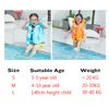 Life Vest Buoy 3-10 Ålder Childs uppblåsbar liv Vest Baby Swimming Jacket Buoyancy PVC Floats Kid Lär dig att simma båtliv Säkerhet Livräddningsväst 230727