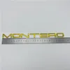 Car Accessories For Mitsubishi Montero Rear Trunk Tailgate Emblem Side Door Fender Logo Words Nameplate Decal276w