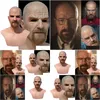 Masques de fête Film Celebrity Latex Mask Breaking Bad Professeur M. White Costume Réaliste Halloween Cosplay Props X0803 Drop Deliver Dhfvf