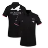 2021 F1 Formula One joint car series LOGO combinaison de course Été à manches courtes T-shirt revers POLO chemise à séchage rapide respirant la239h